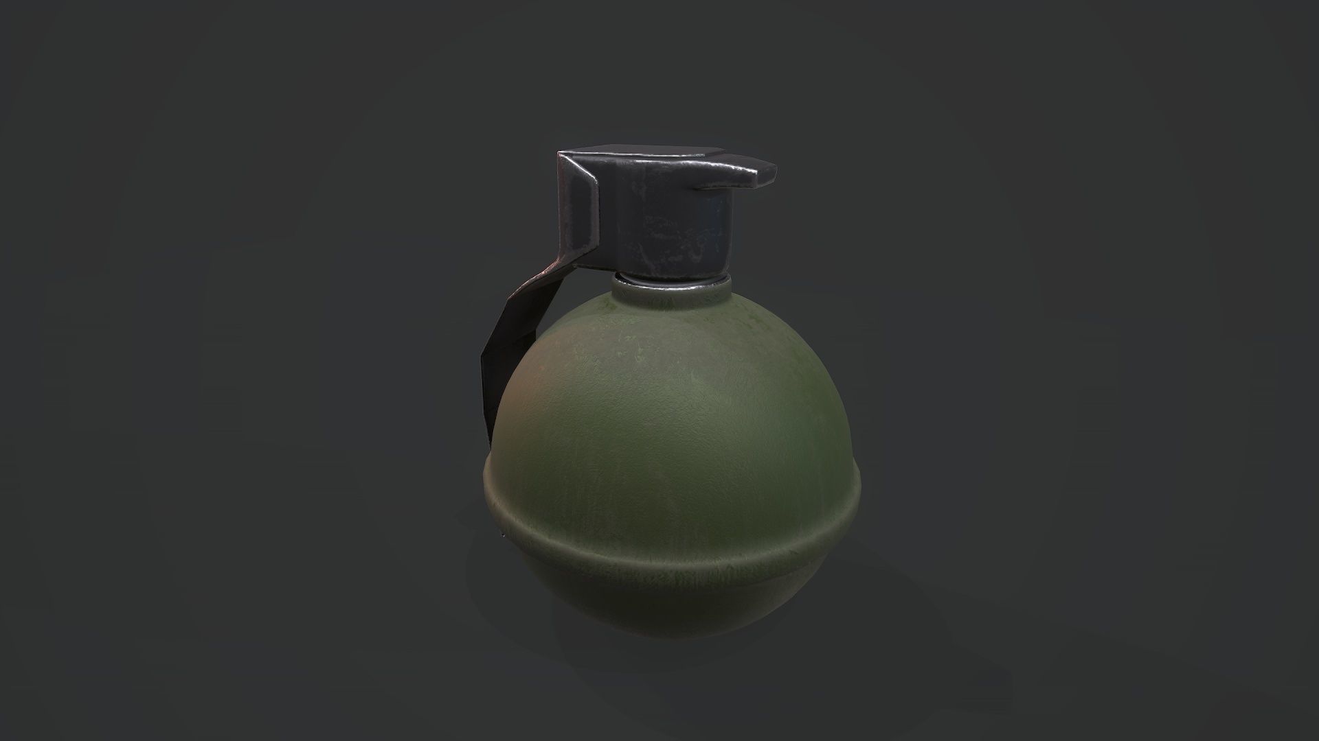M67 - Grenade - Models and Textures Low-poly Low-poly 3D model_3