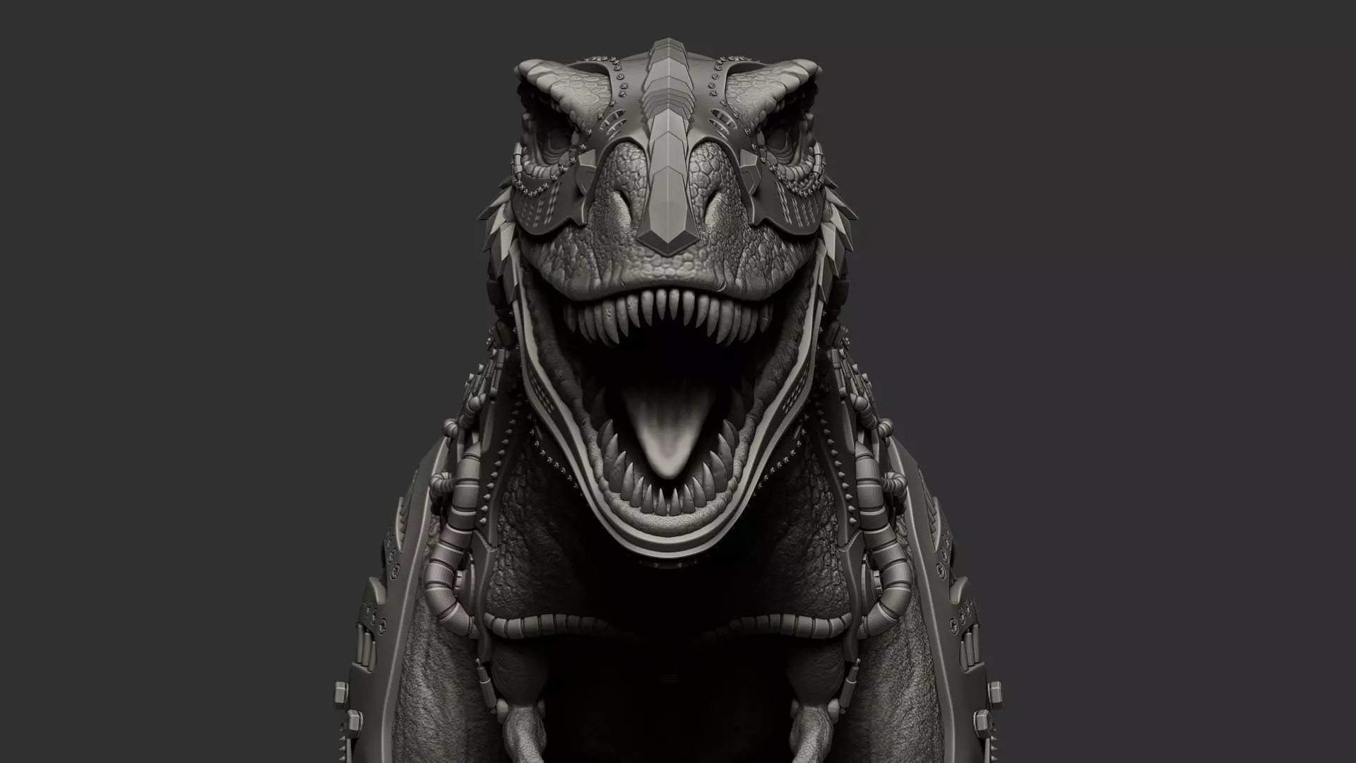 Battle Rex 3D print model_0