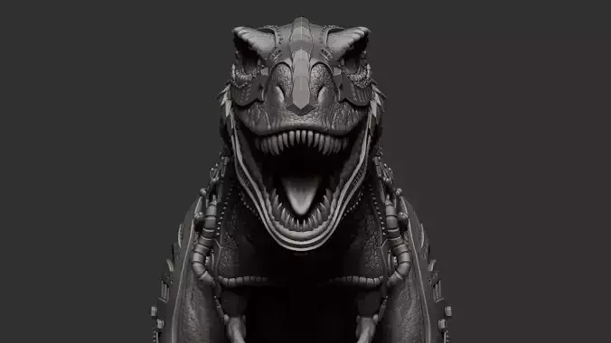 Battle Rex 3D print model
