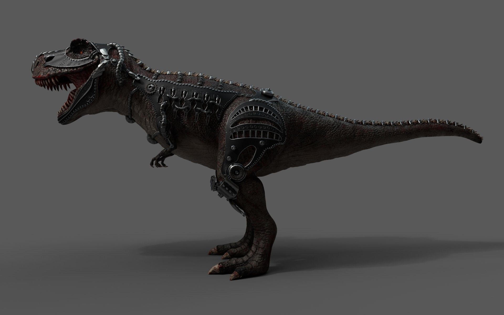 Battle Rex 3D print model_5