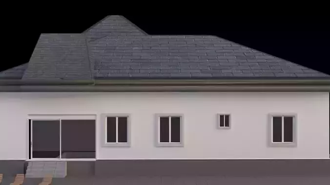 Bungalow roof of house