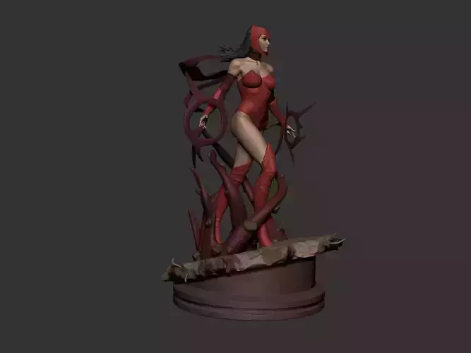 Scarletwitch Wanda Maximoff 3D print model