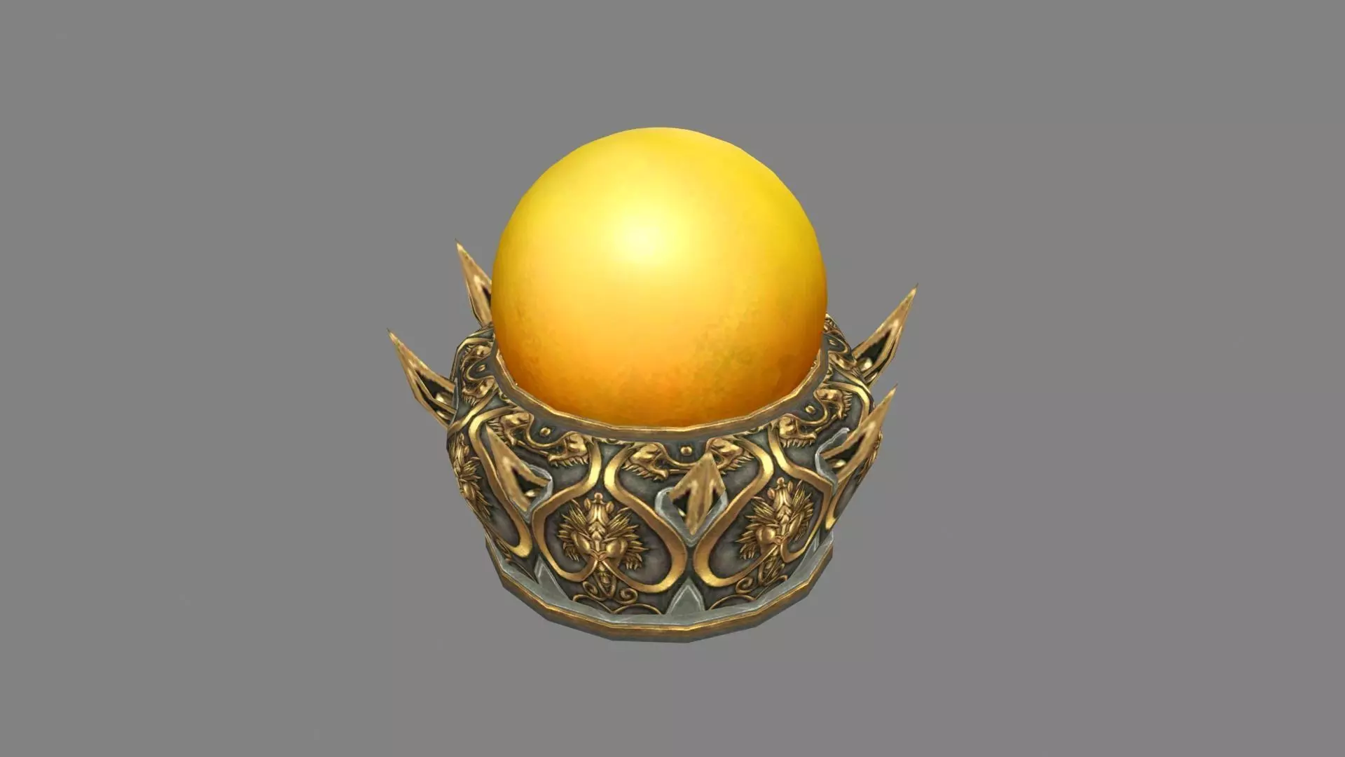 Cartoon Topaz - elixir - Tonic - Game Energy Potion Low-poly 3D model