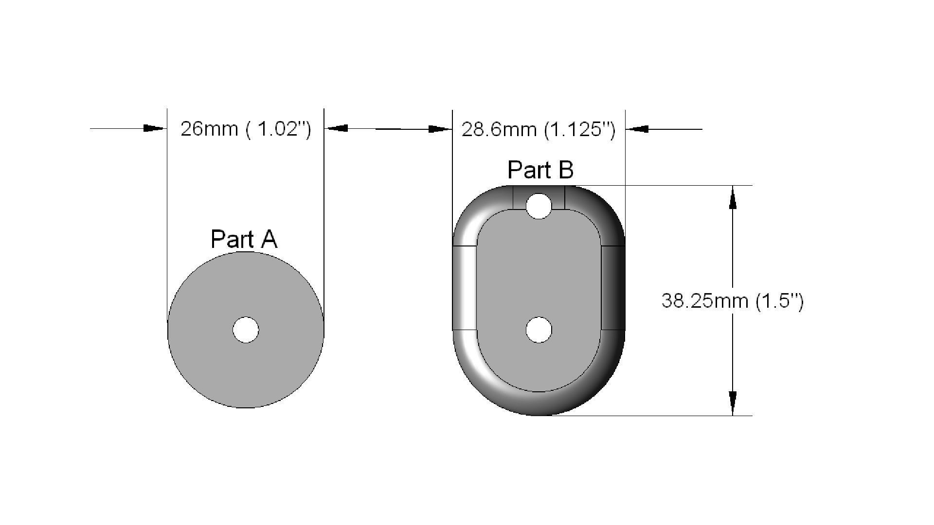 Medium Dual Pulley 3D print model_1