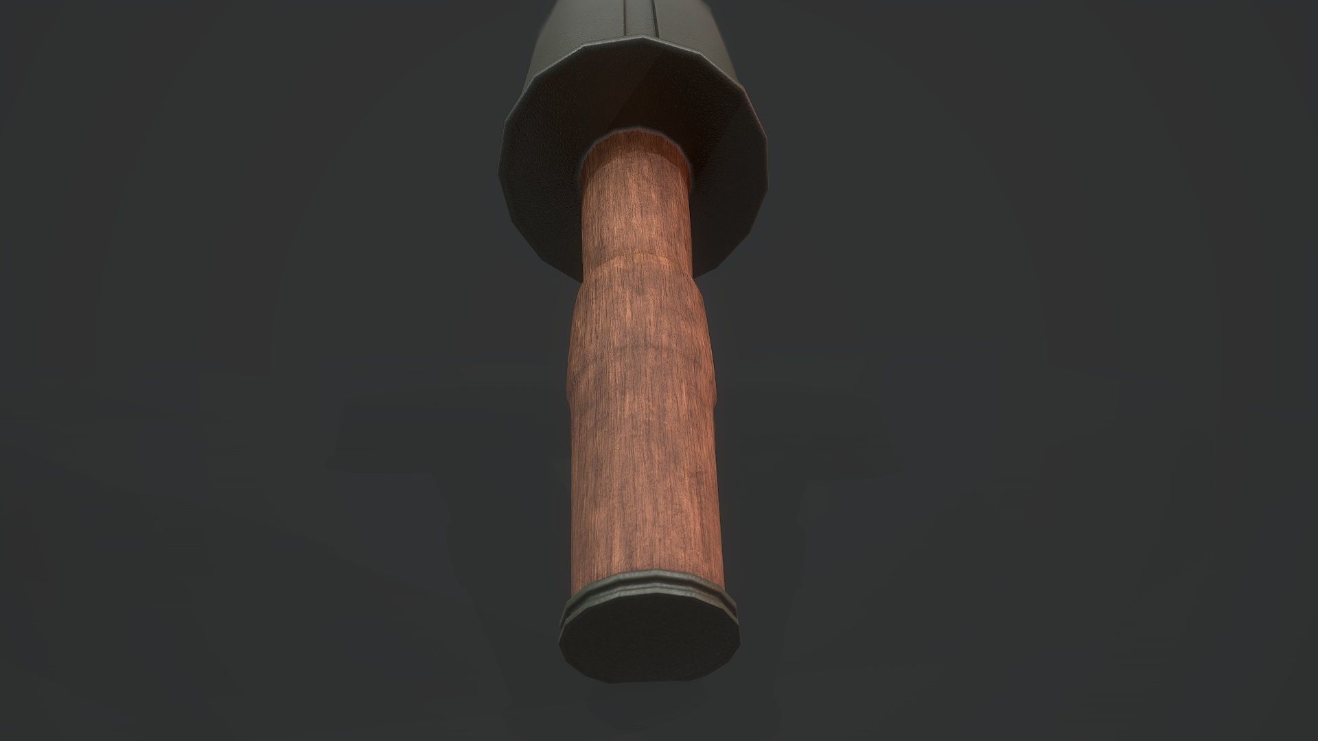 Stielhandgranate Grenade - Models and Textures Low-poly Low-poly 3D model_2