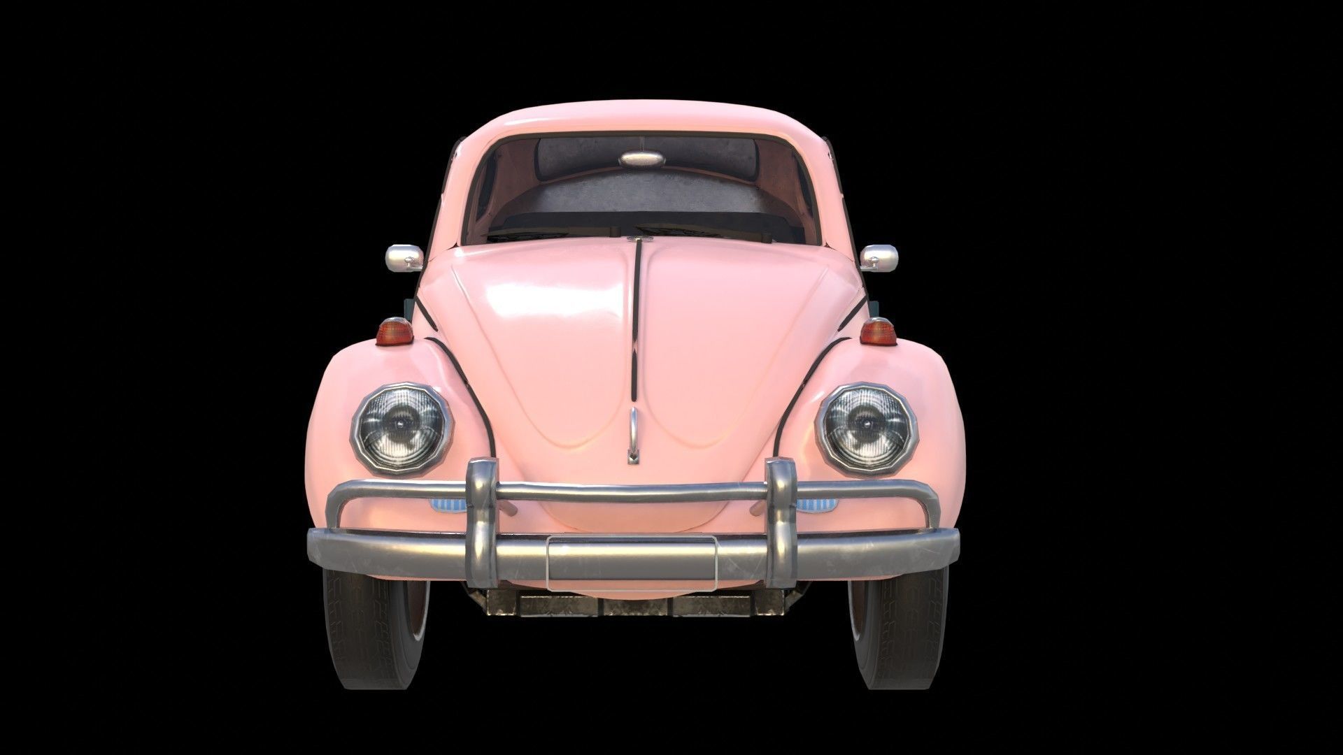Bettle vw beetle 3D model_1