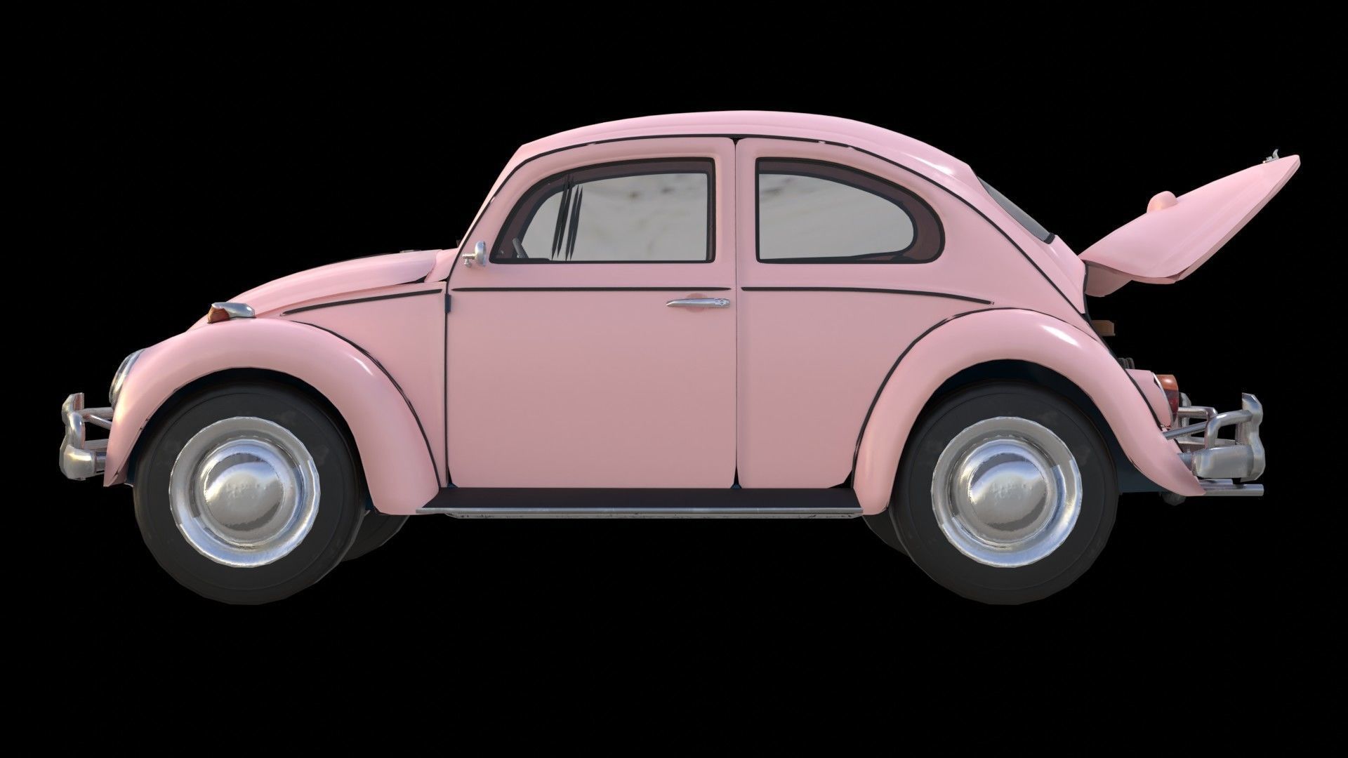 Bettle vw beetle 3D model_2