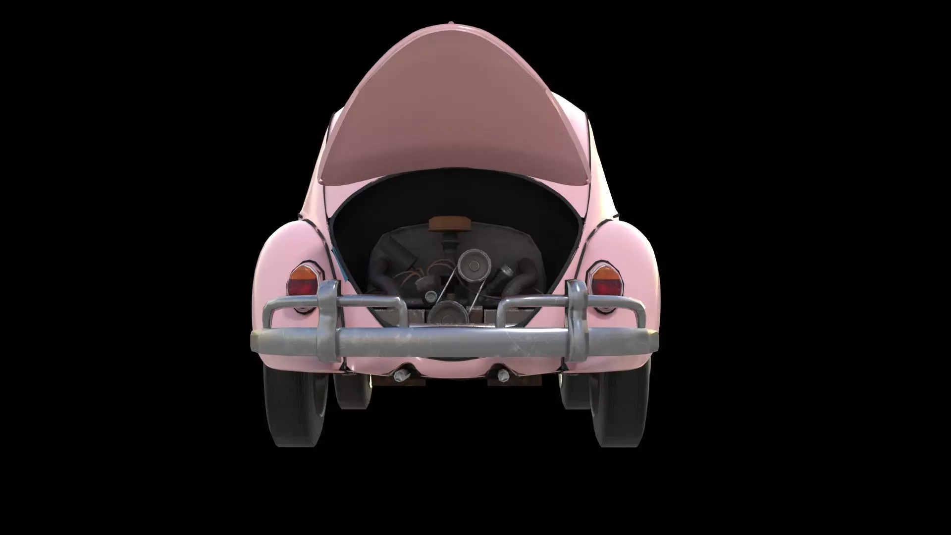 Bettle vw beetle 3D model_0