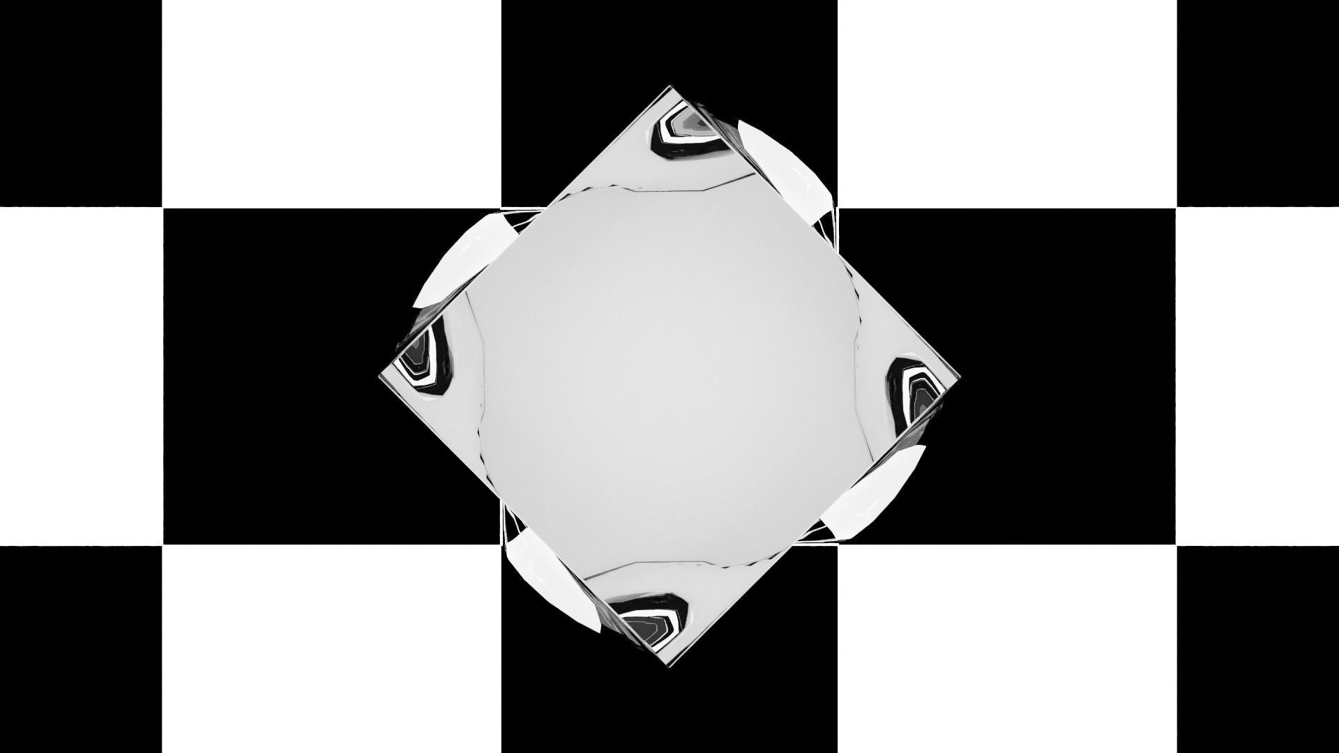 Glass cube Free 3D model_2