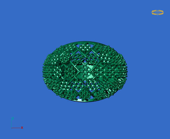 Women Stone Rings Diamond 3D print model_2