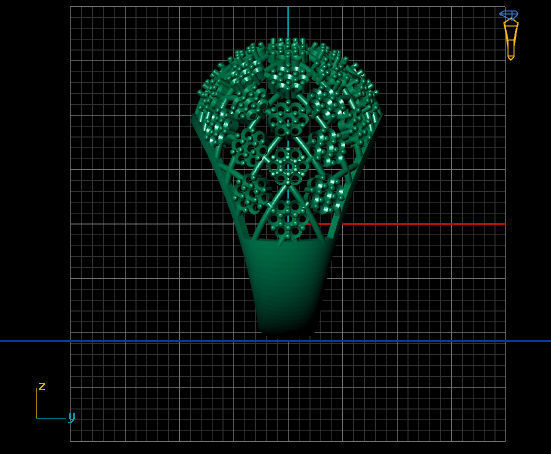 Women Stone Rings Diamond 3D print model_4