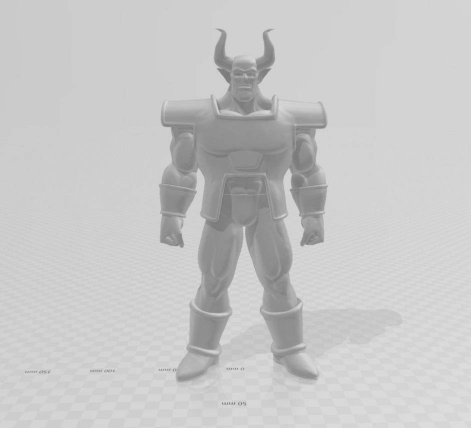 Shisami 3D Model horned man 3D print model_2