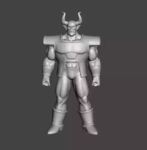 Shisami 3D Model horned man 3D print model