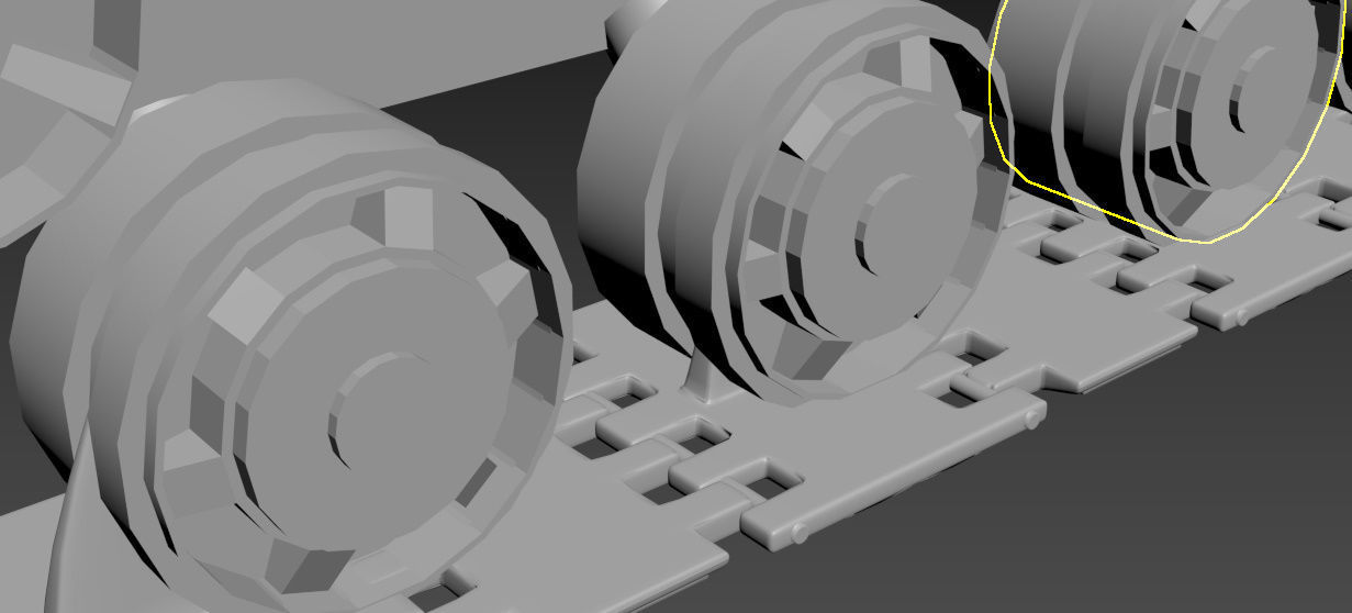 ISU-152 tank 3D model_3