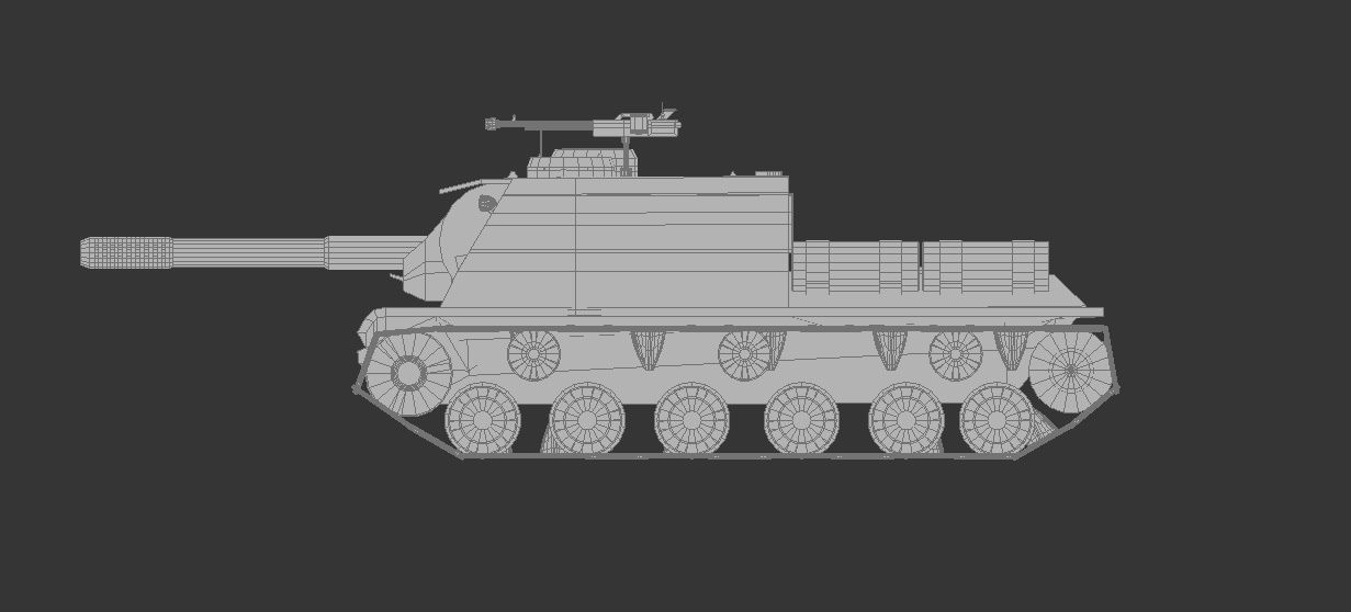 ISU-152 tank 3D model_12