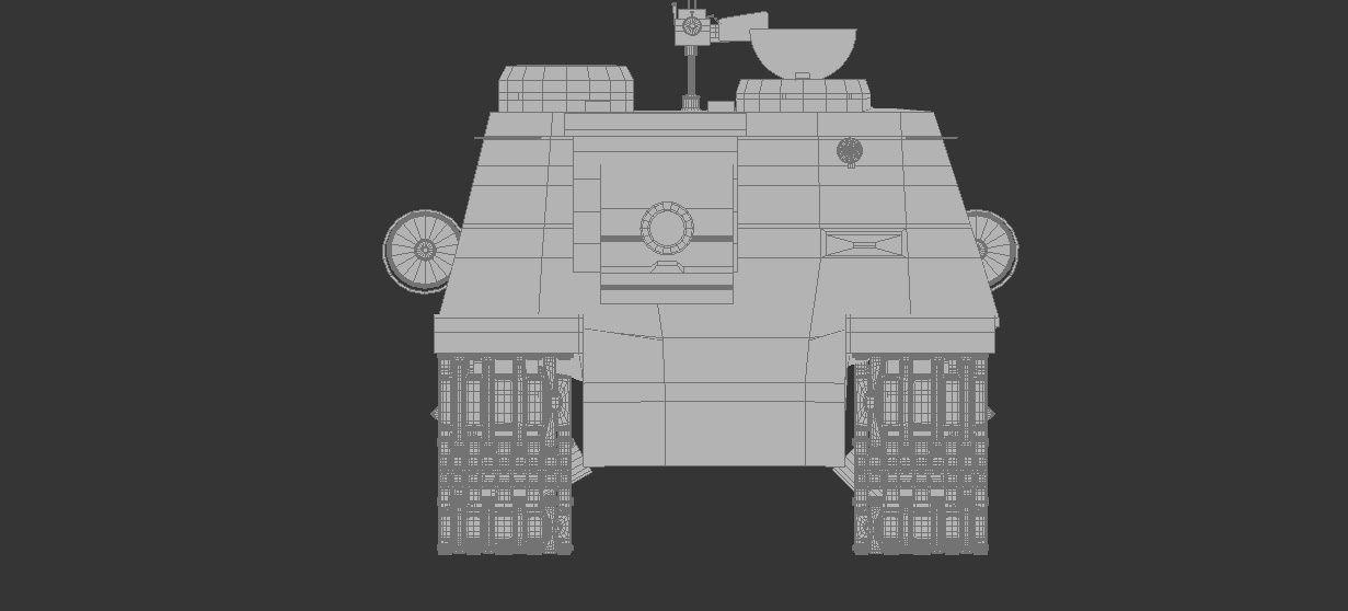ISU-152 tank 3D model_13