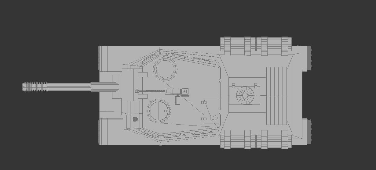 ISU-152 tank 3D model_11