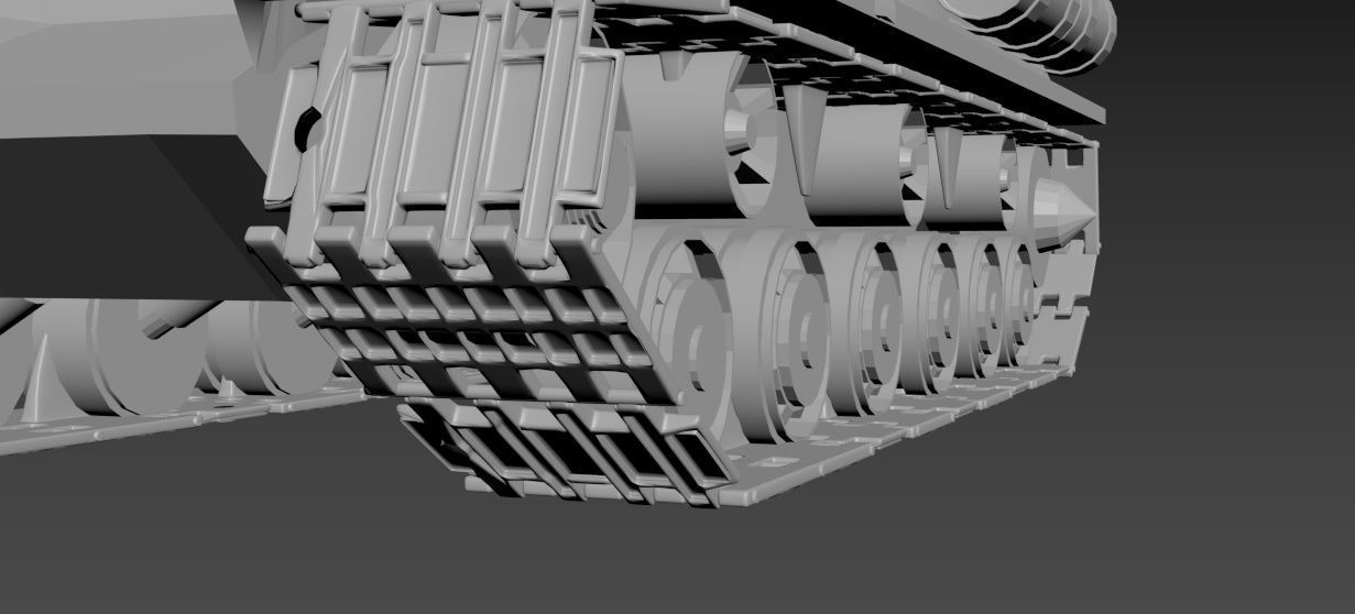 ISU-152 tank 3D model_2