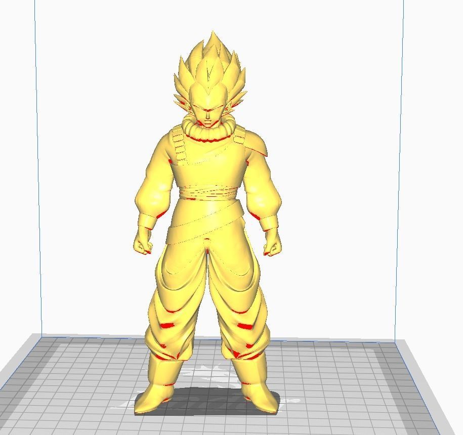 Vegeta Yardrat 3D Model 3D print model_1