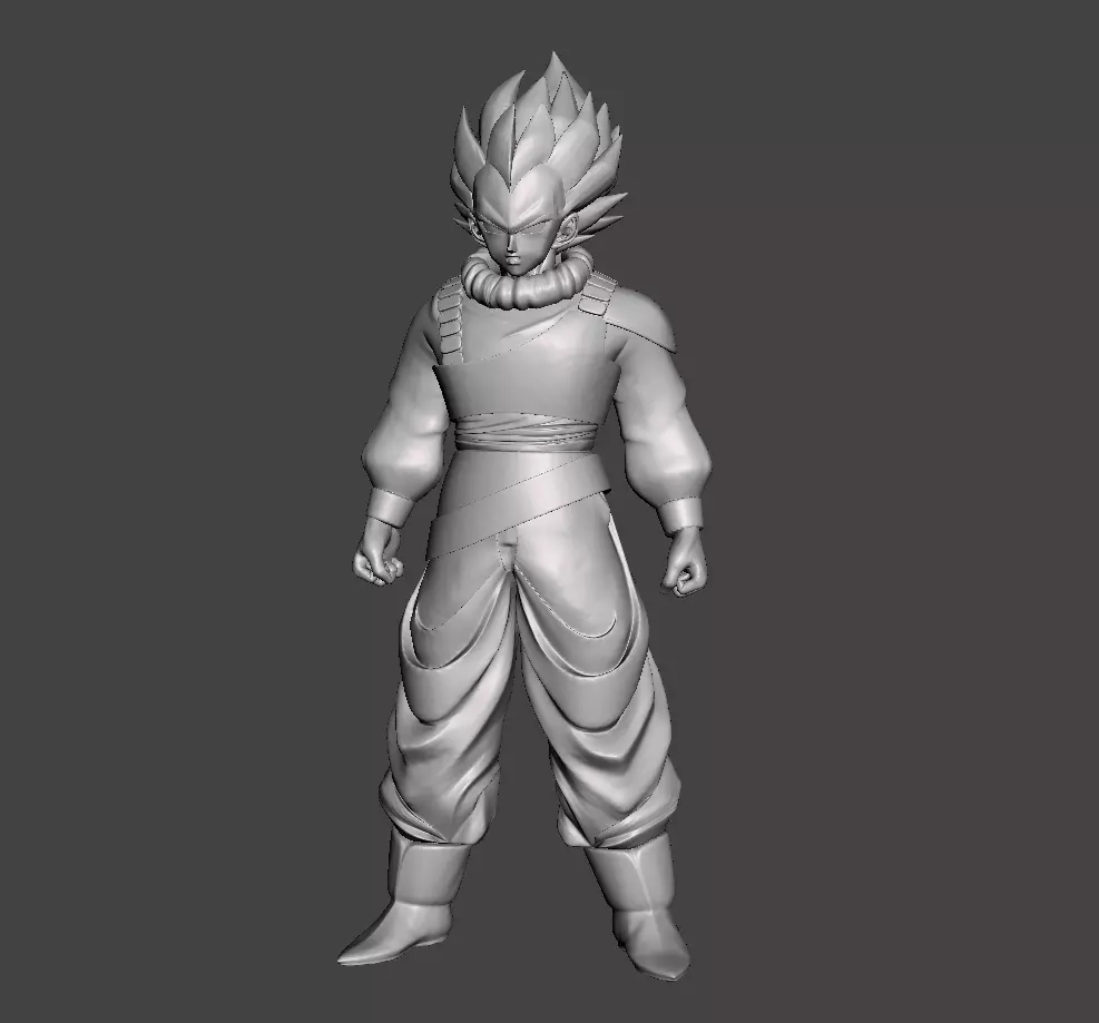Vegeta Yardrat 3D Model 3D print model_0