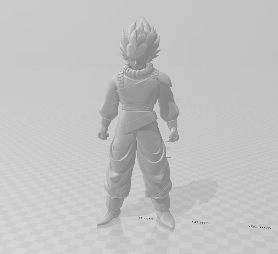 Vegeta Yardrat 3D Model 3D print model_2