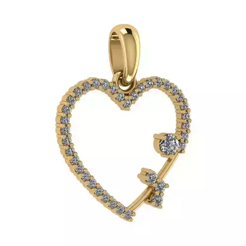 Diamond Heart Pendant