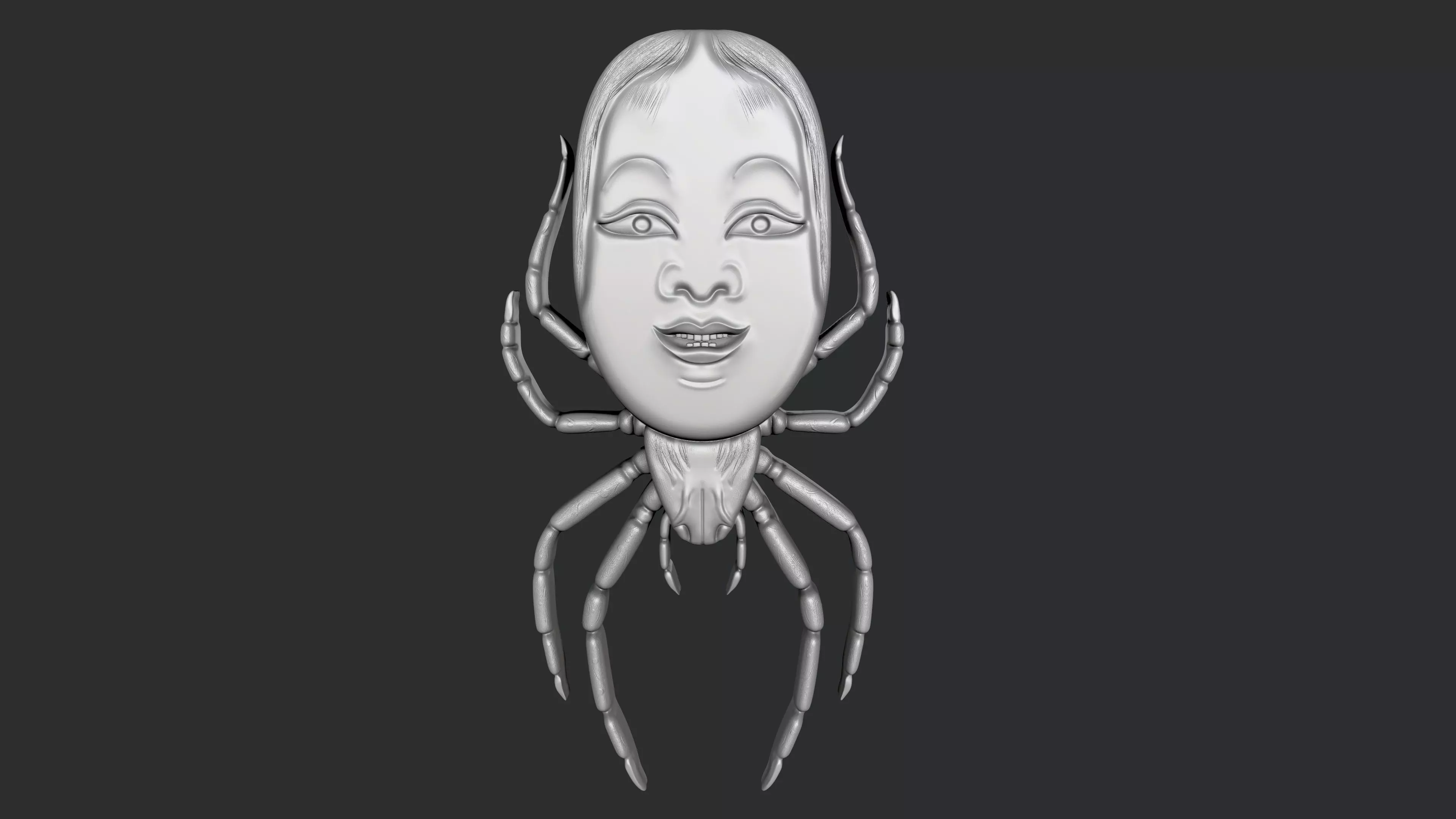 STL models for 3D printing and CNC Spider 3D print model