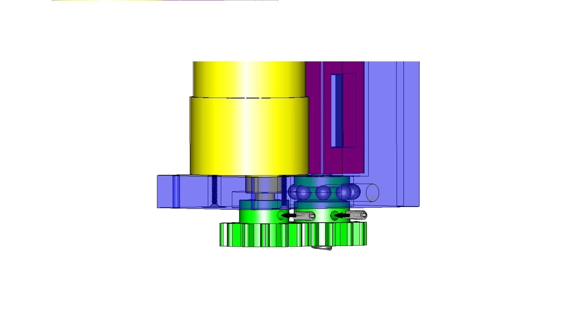 Linear Actuator  3D print model_8