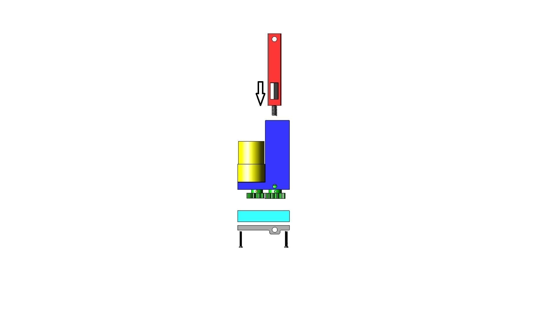 Linear Actuator  3D print model_13