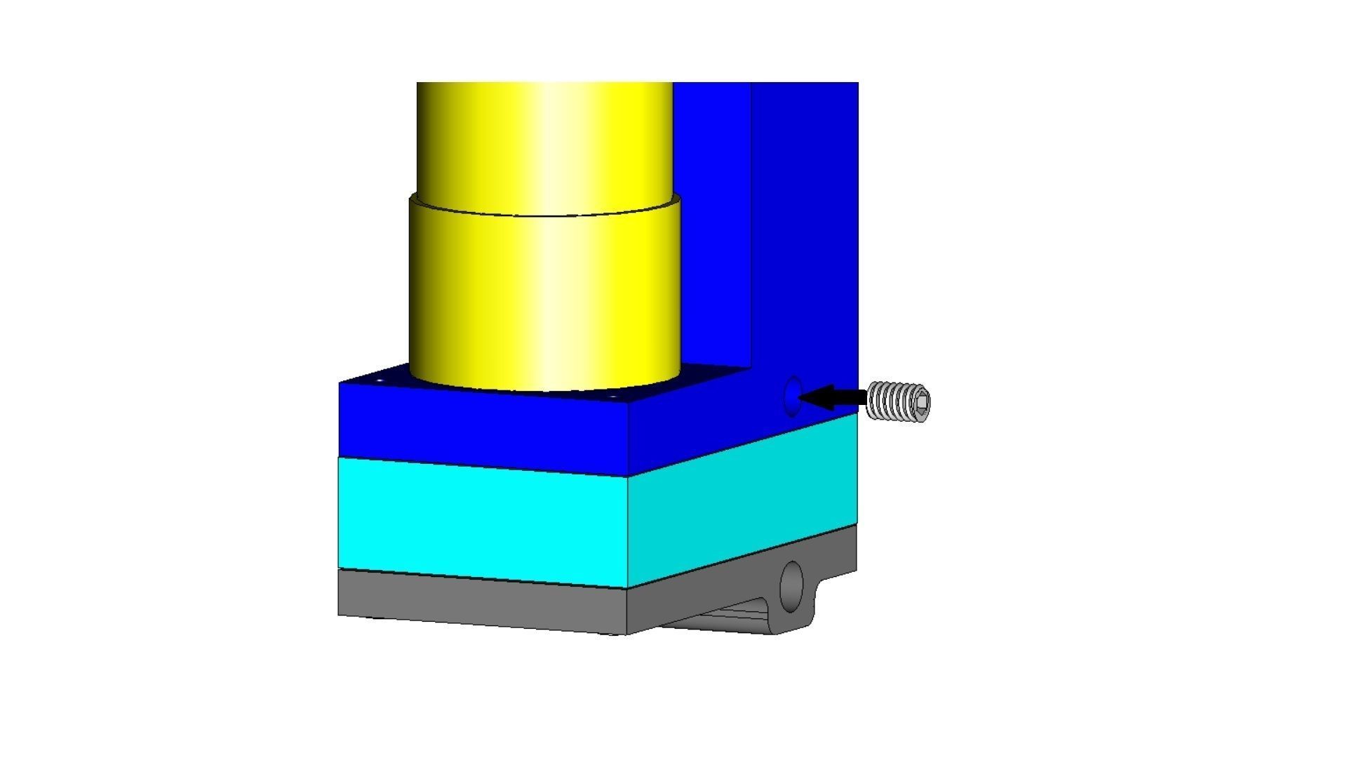 Linear Actuator  3D print model_2