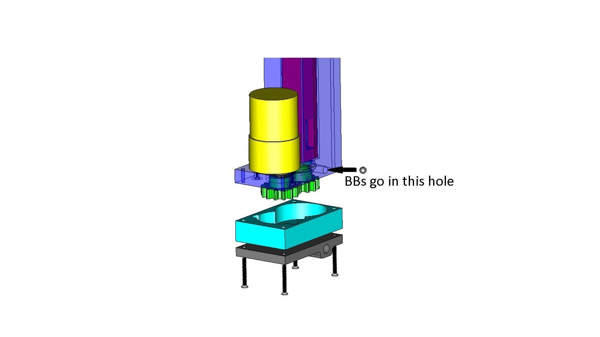 Linear Actuator  3D print model_4