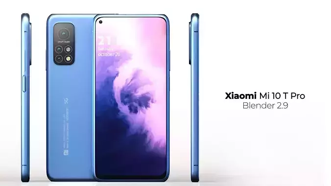 Xiaomi Mi note 10 T pro 3D model