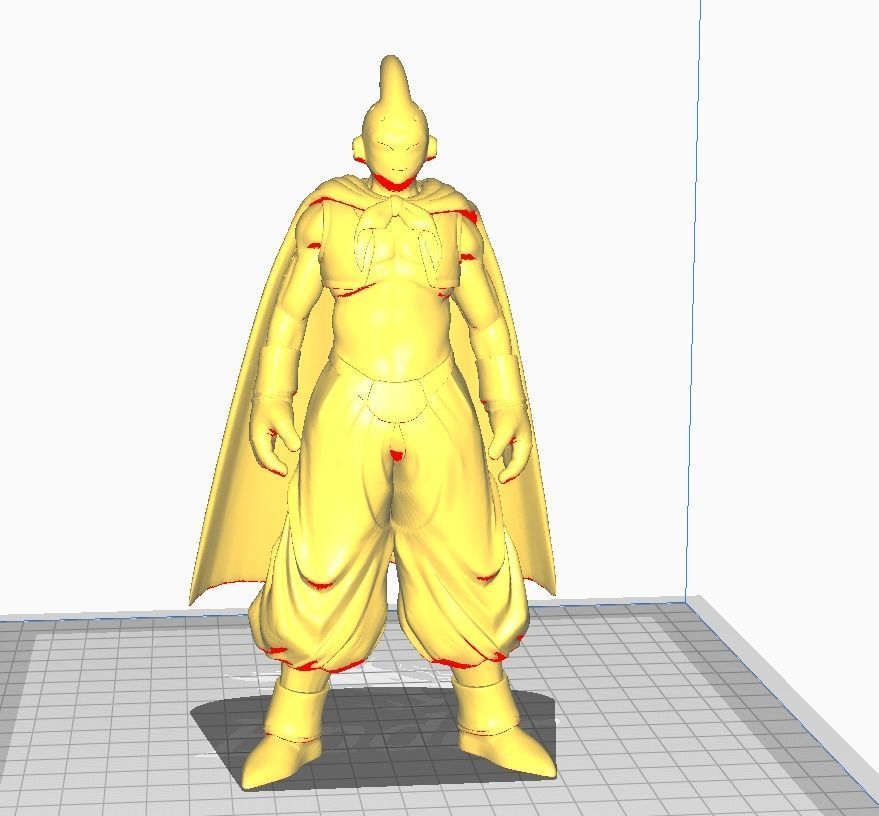 Skinny Majin Buu 3D Model 3D print model_1
