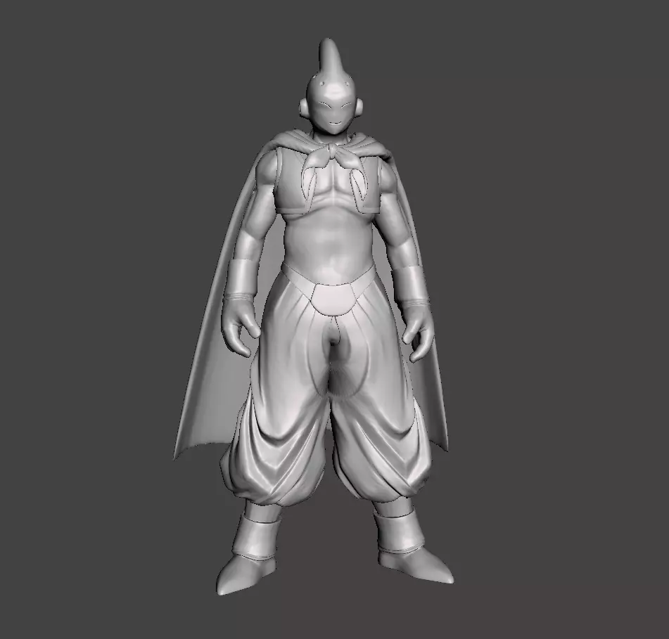 Skinny Majin Buu 3D Model 3D print model_0