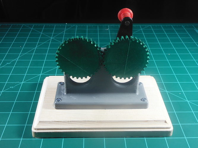 Gear rotations 3D print model