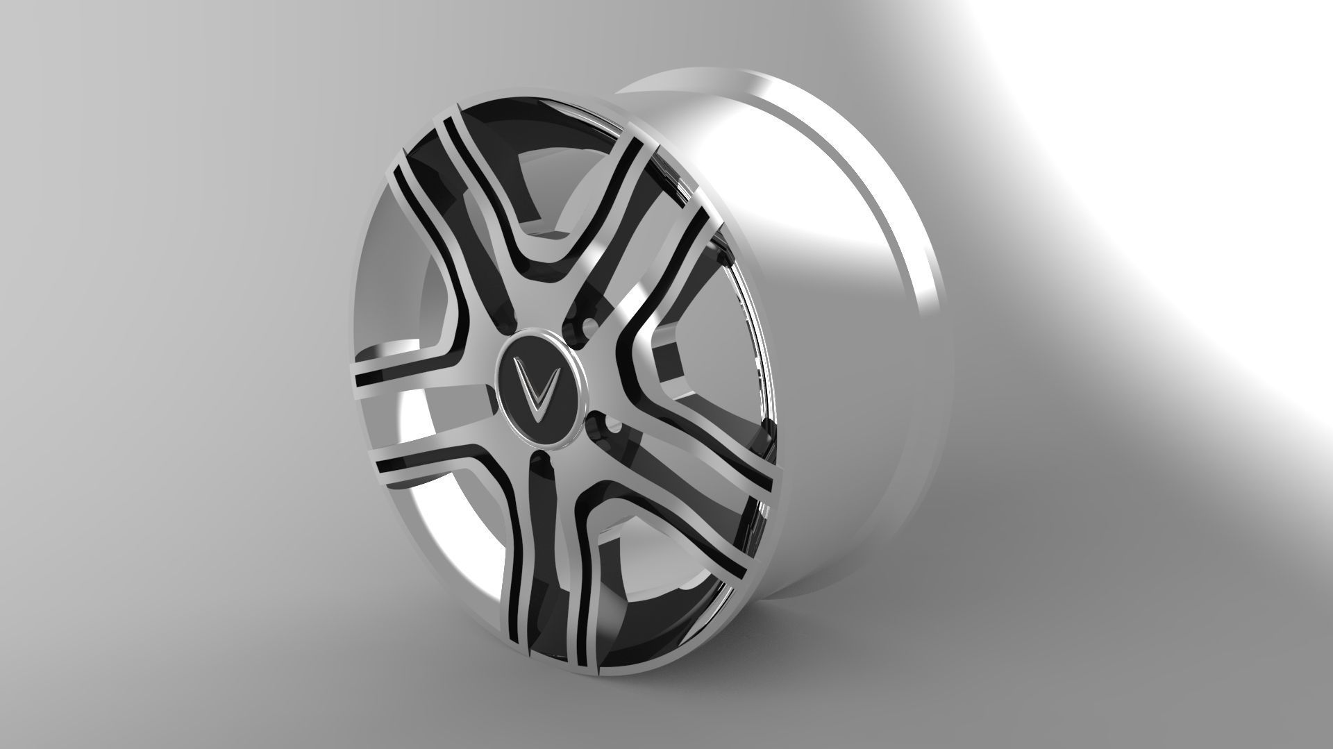 Rim car 3D model_3