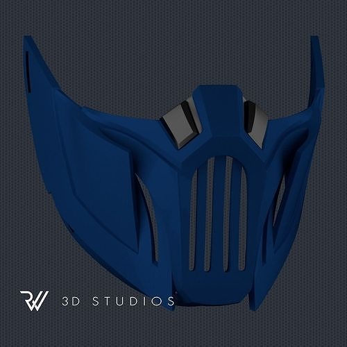 MK11 Sub-Zero Mask V8 - STL File 3D print model