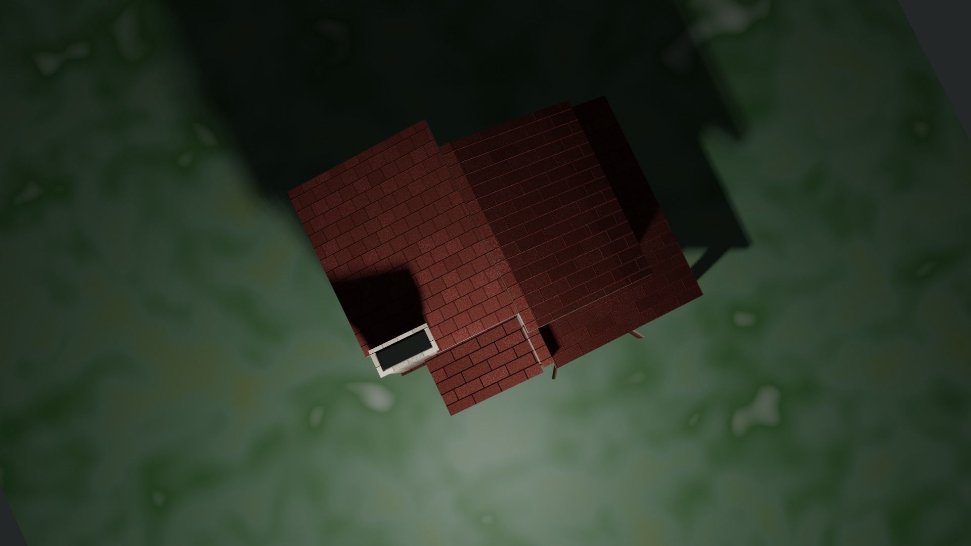 House 1 with chimney 3D model_3
