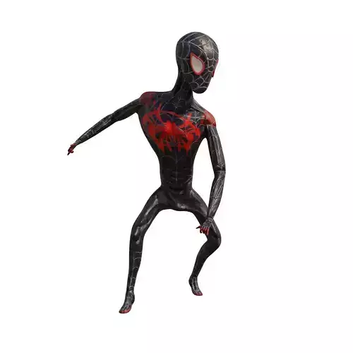 Stylised Spiderman 3D Low-poly 3D model