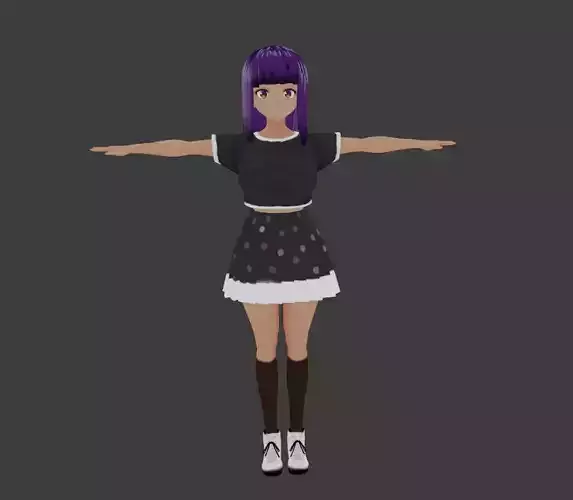3d anime character