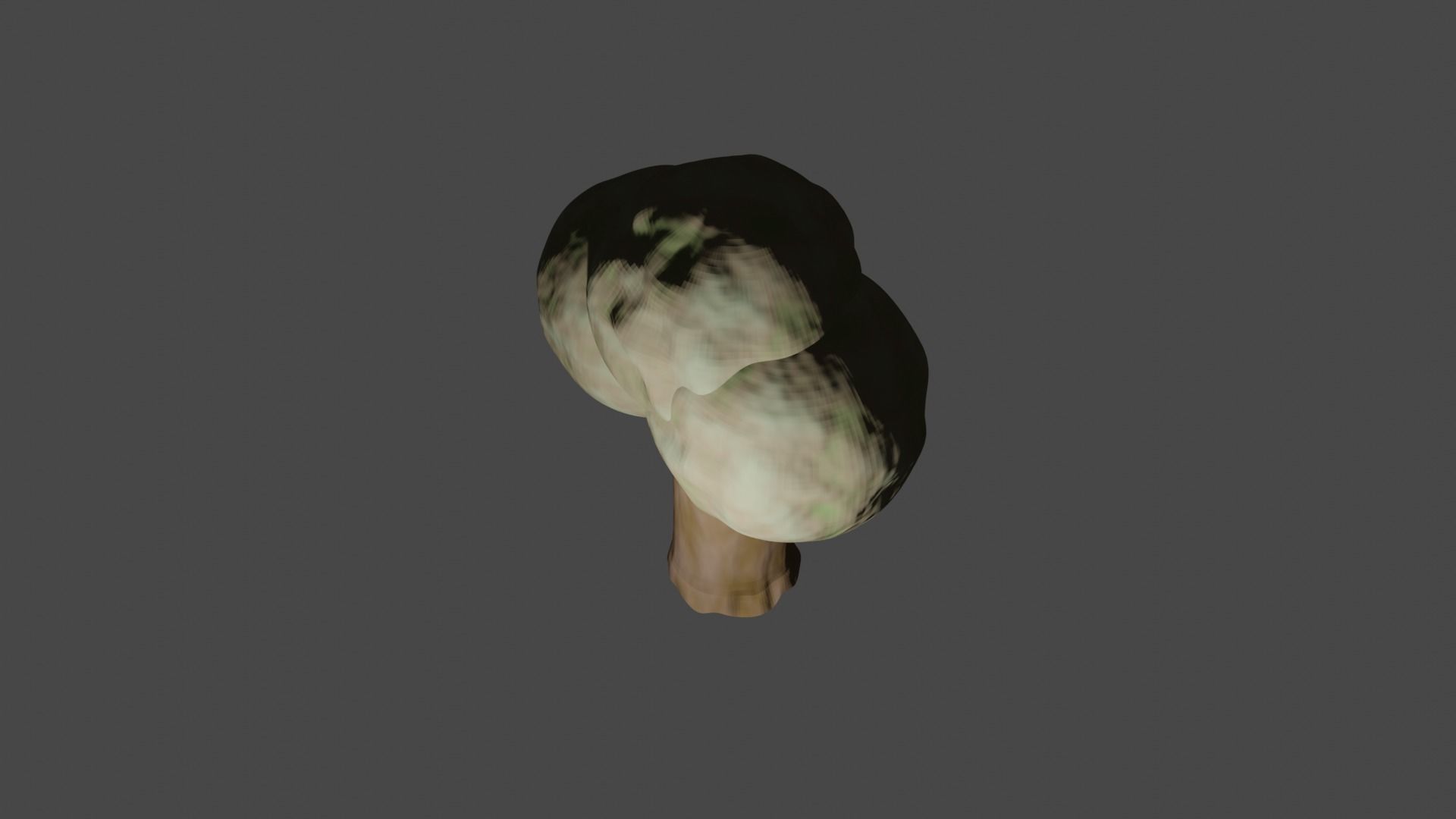 Tree 3D mushroom 3D model_4