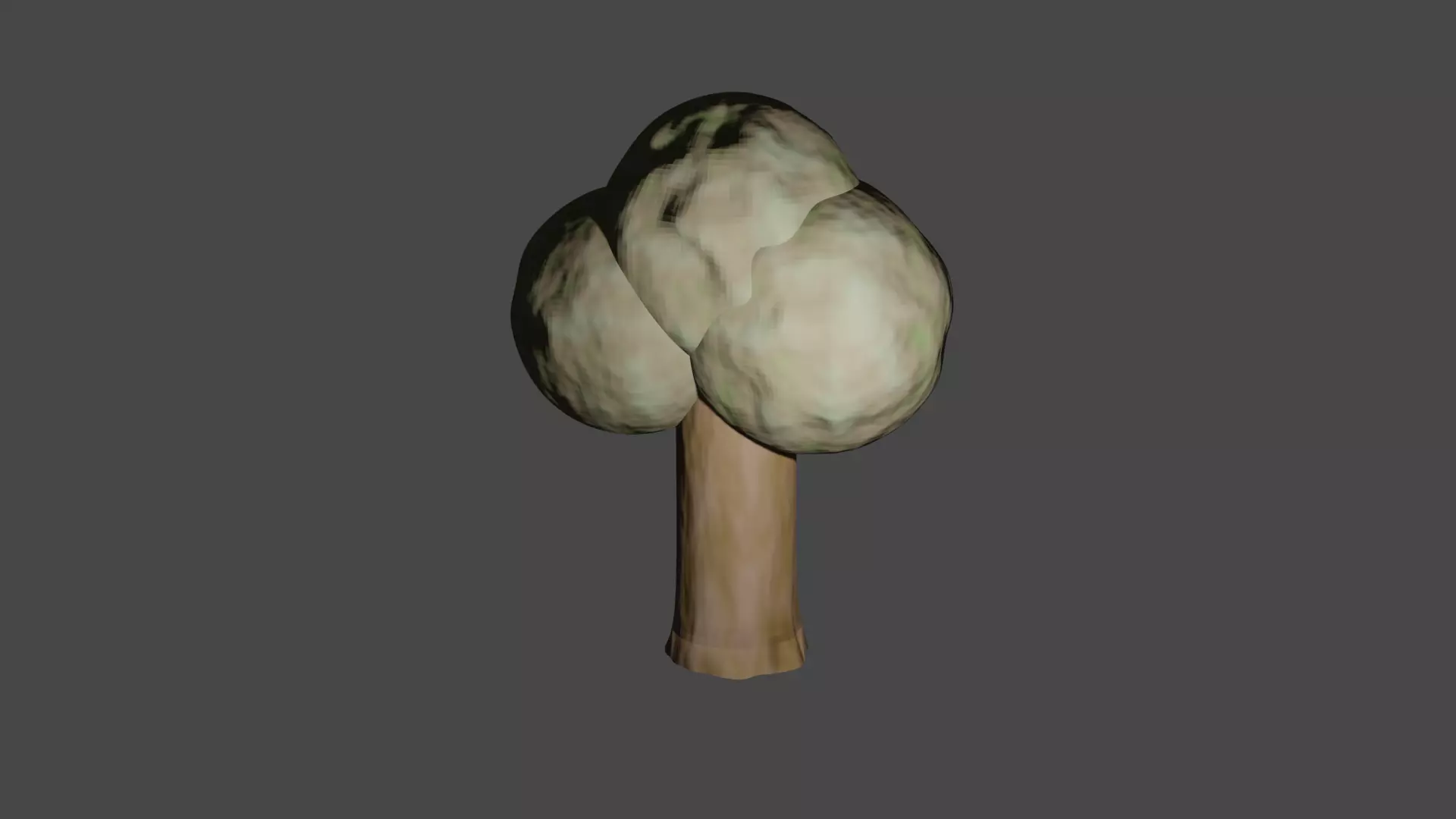 Tree 3D mushroom 3D model_0