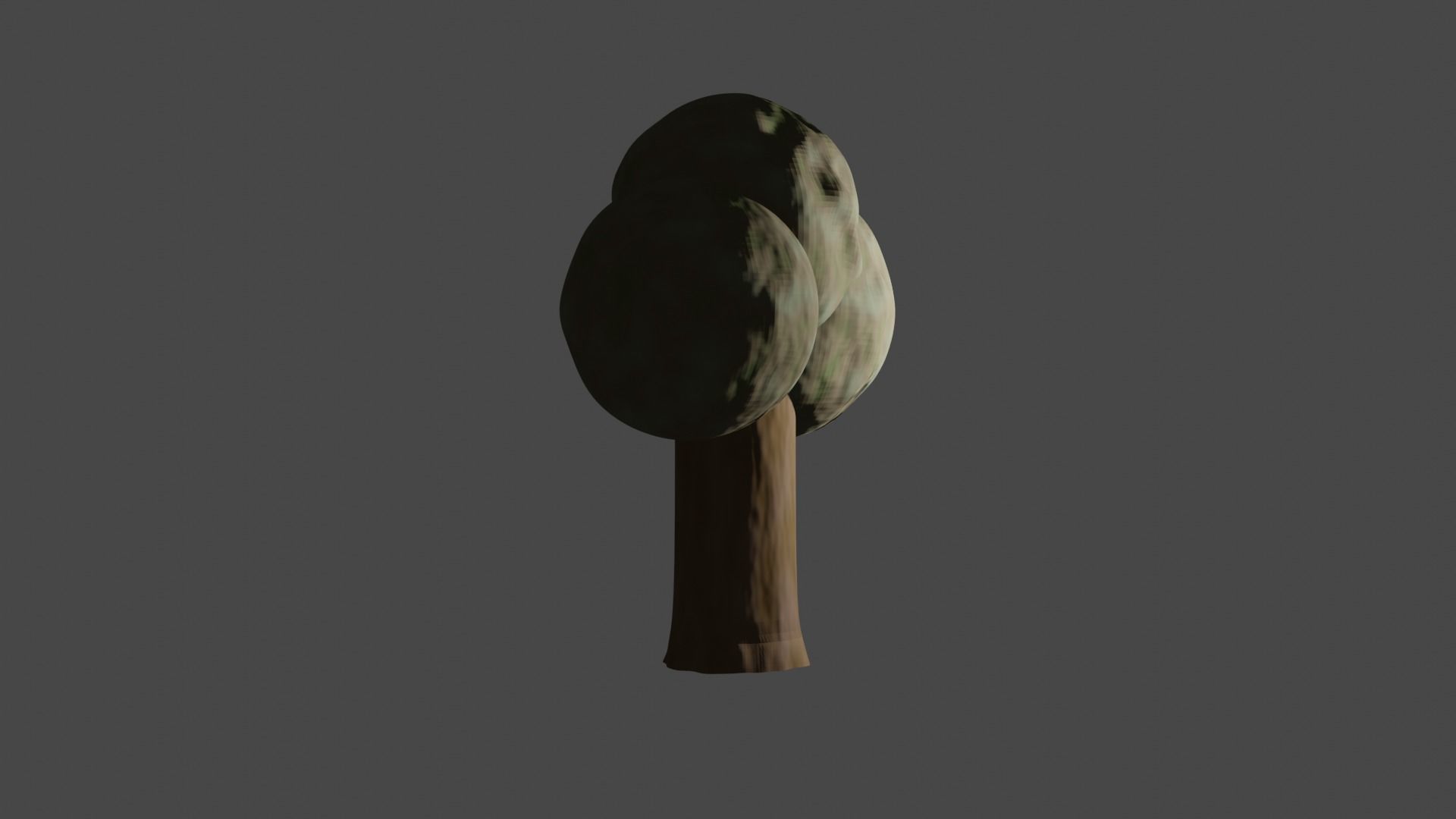 Tree 3D mushroom 3D model_3