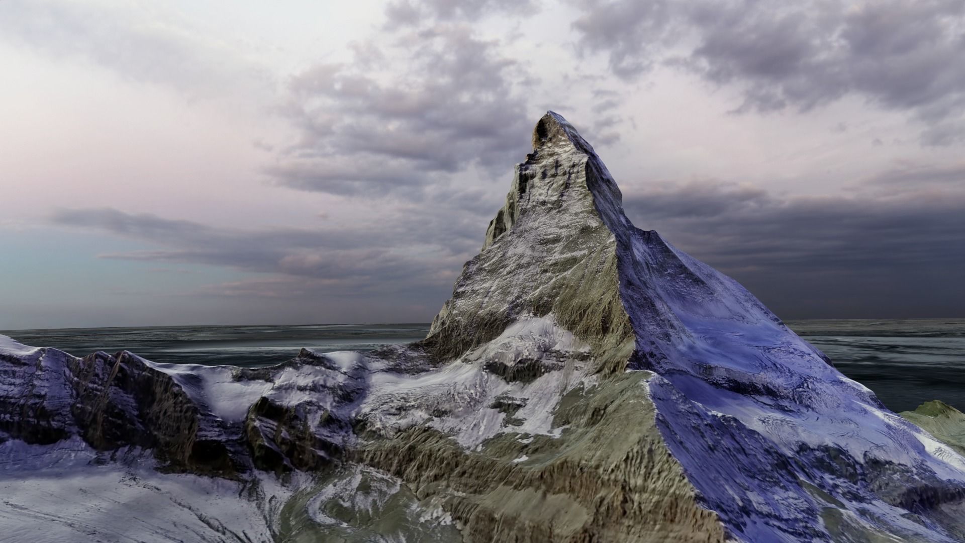 Matterhorn Multipurpose Terrain Model 3D model_1