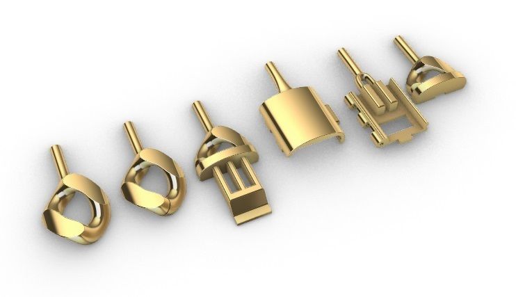 14 MM MIAMI CUBAN LINK PONG SET FOR BRACELET OR NECKLACE 3D print model_13