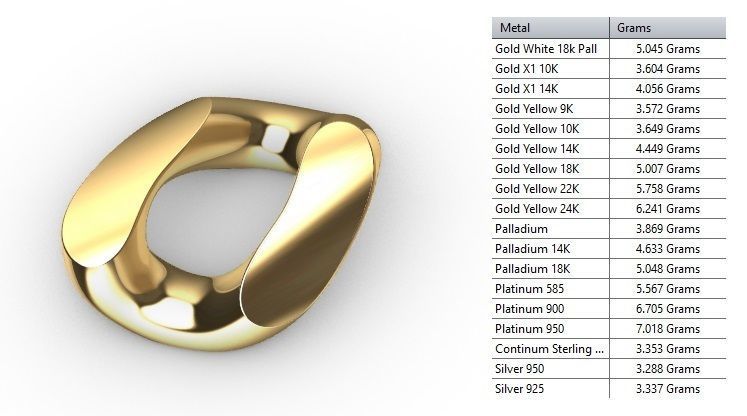 14 MM MIAMI CUBAN LINK PONG SET FOR BRACELET OR NECKLACE 3D print model_9