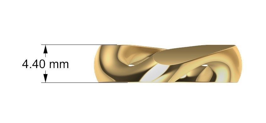 14 MM MIAMI CUBAN LINK PONG SET FOR BRACELET OR NECKLACE 3D print model_10
