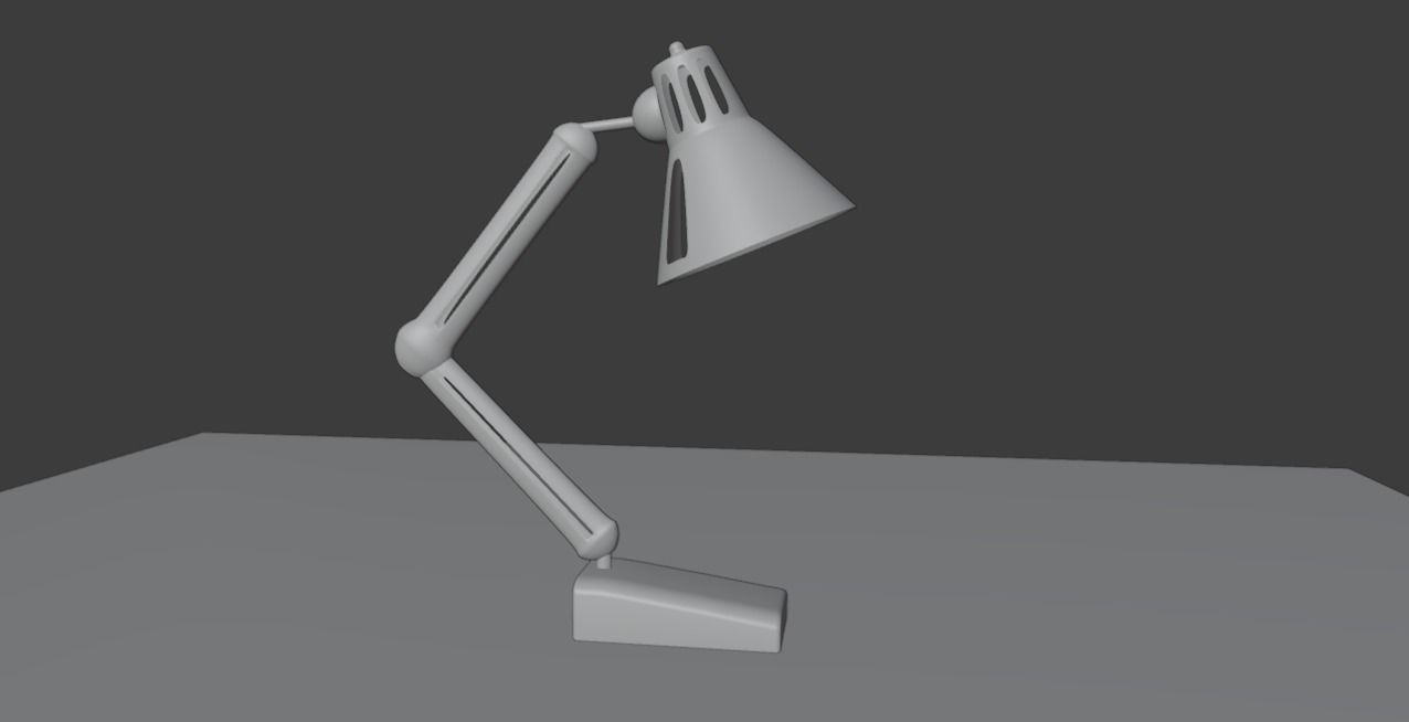 Desk Lamp 3D model_7