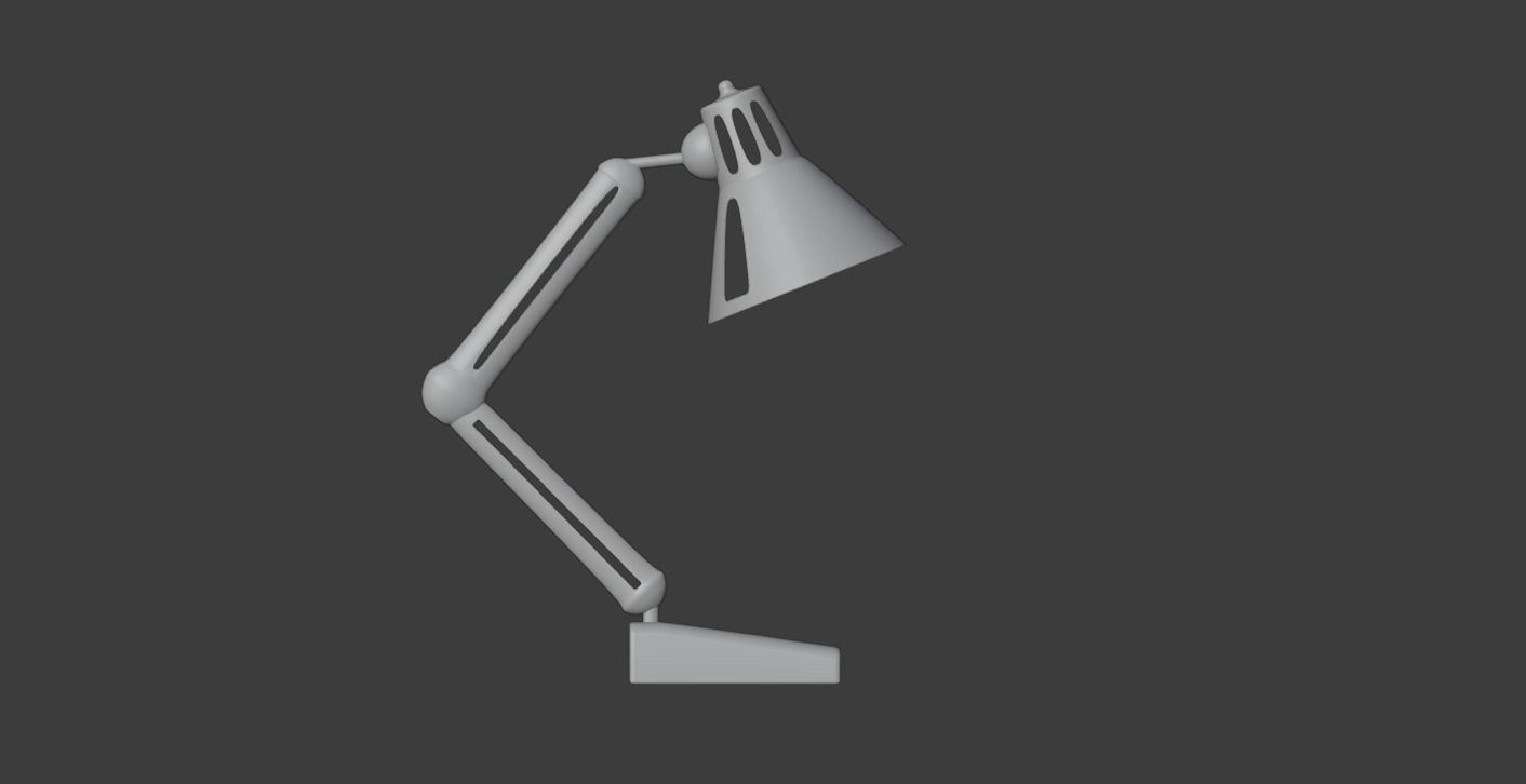 Desk Lamp 3D model_6