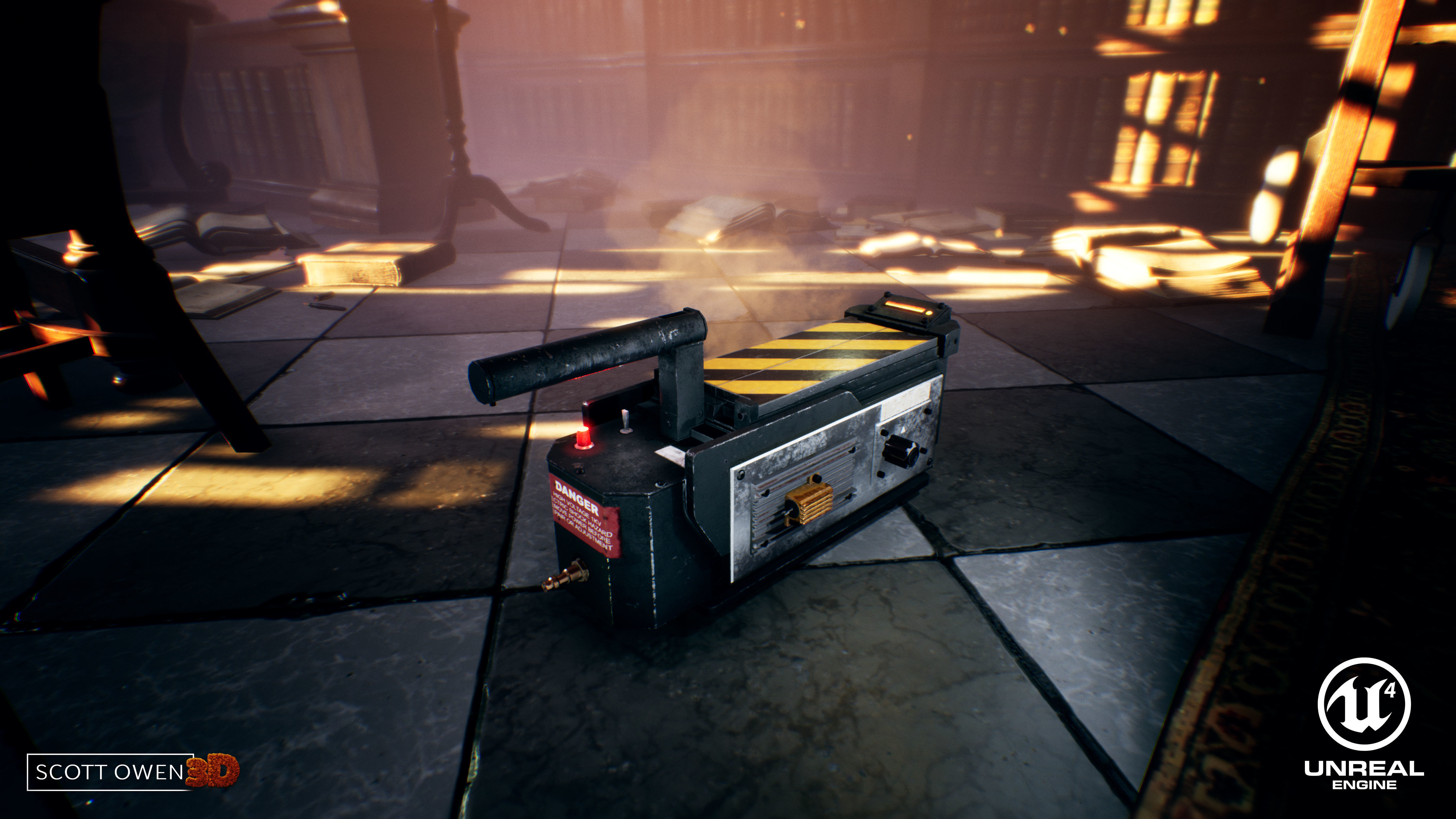 Ghostbusters Ghost Trap  Low-poly 3D model_3